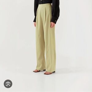 Rejina Pyo slouchy trousers sage